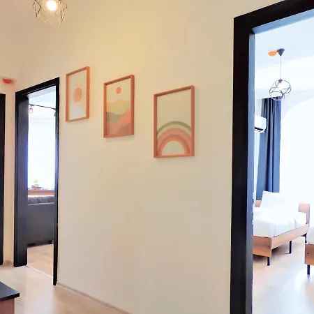 Daire Modern Flat With Sea View 10 Min To Lara Beach *